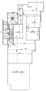 صورة شقة رقم 10 في الدور الثالث الأمامي داخل فيلا 34 بمدينة الشروق بمساحة 185 متر تضم 3 غرف و2 حمام