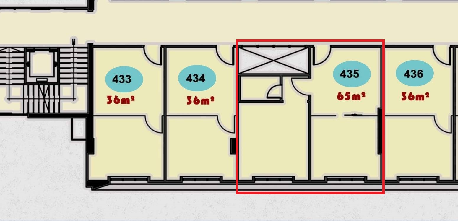 وحدة 435 المتاحة للبيع في مجمع ONE MALL من العربي للتطوير العقاري