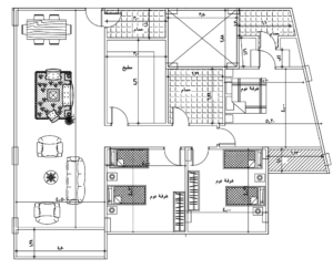 شقة بانوراما رقم 17 – الدور الثالث في فيلا 78-79 بمدينة الشروق صورة شقة بانوراما رقم 17 بالدور الثالث في فيلا 78-79 بالحي الثالث شرق بمدينة الشروق بمساحة 240 متر تضم 3 غرف و3 حمامات بتصميم عصري وتشطيبات فاخرة