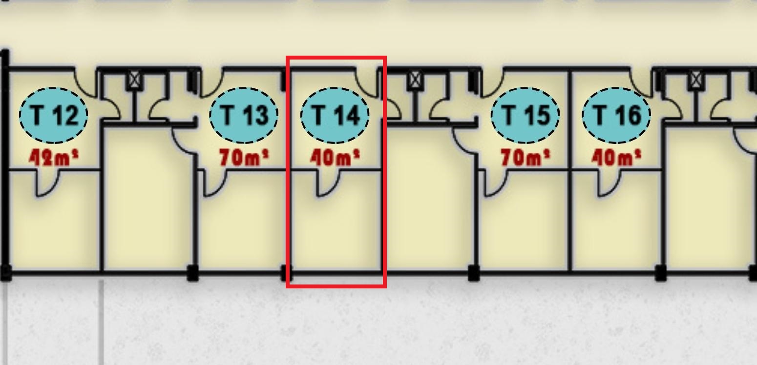 صورة توضح وحدة T 14 الطبية في الدور الثالث من مجمع ONE MALL