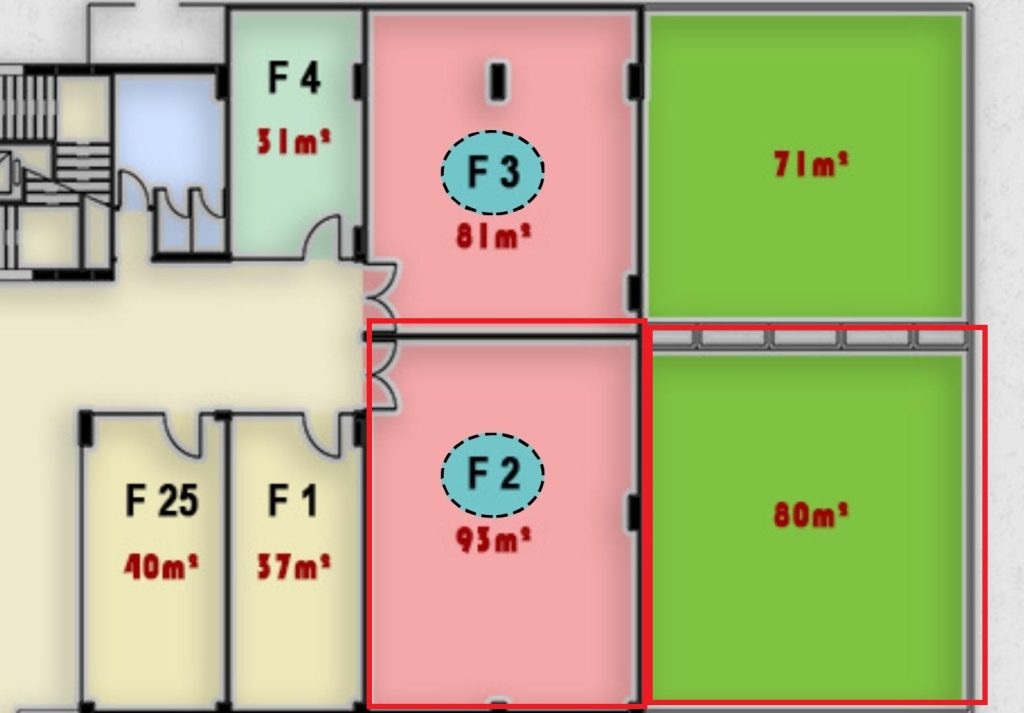 وحدة مطعم/كافيه F 2 (95 م²) + 80 م² خارجية في الدور الأول لـ ONE MALL. إجمالي 175 م²! أكبر فرصة استثمارية داخلية متاحة من العربي للتطوير العقاري