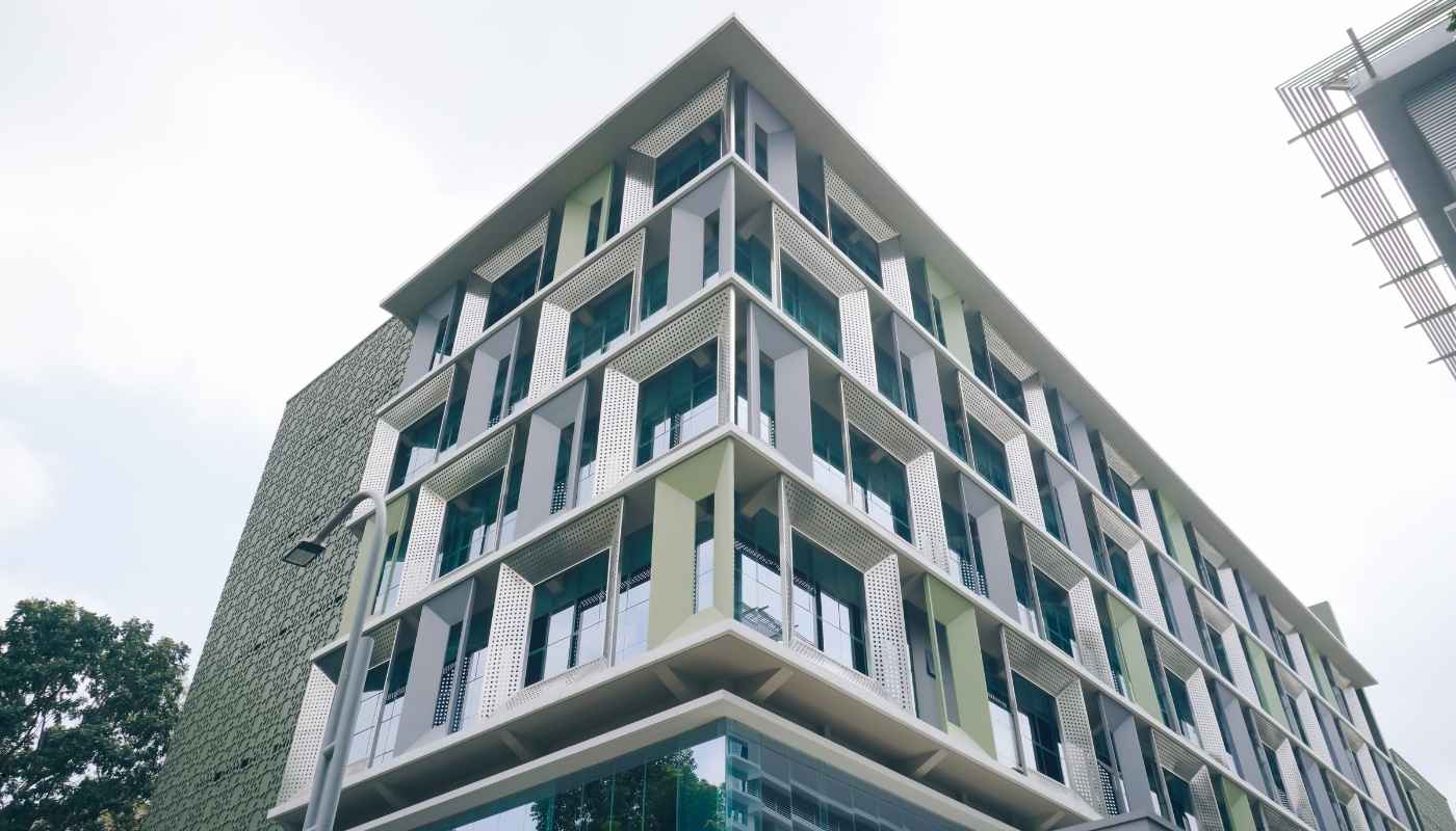 Modern residential and commercial buildings in Egypt representing the growth of real estate development